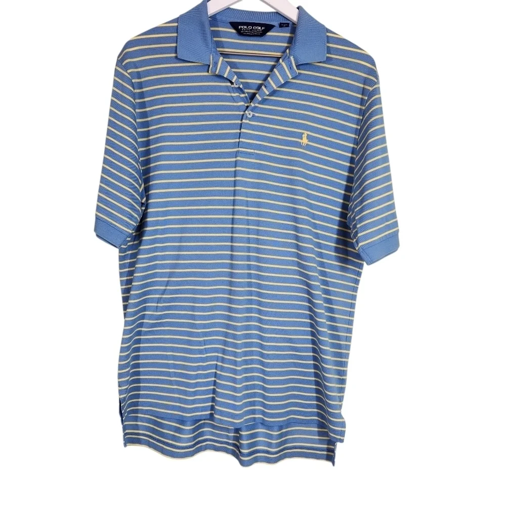 Polo Ralph Lauren Mens Striped Shirt Pima Cotton Sz M